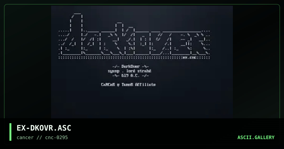 Darkover, by exorcet, 1995