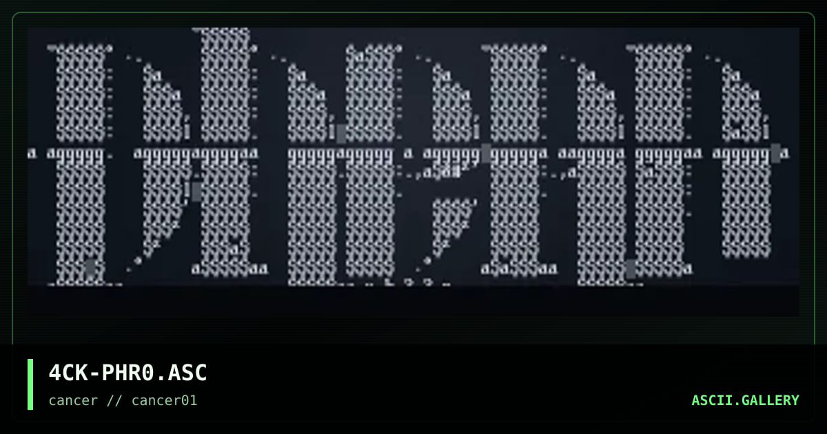 Phear, by ack, 1996