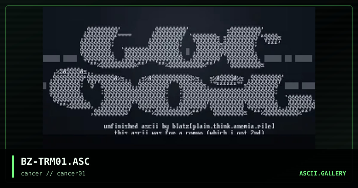 Turmoil, by blatz, 1996