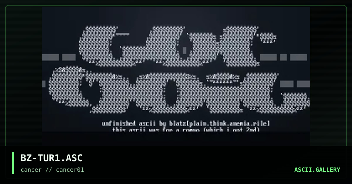 Turmoil, by blatz, 1996