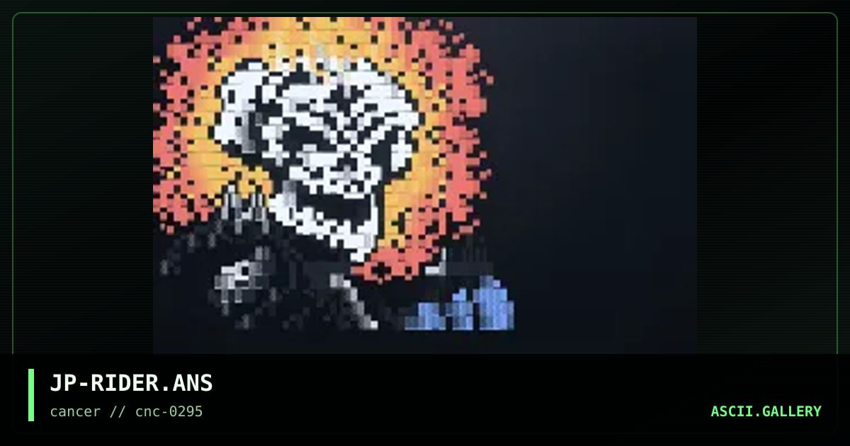 Ghost Rider, by pope john paul, 1995