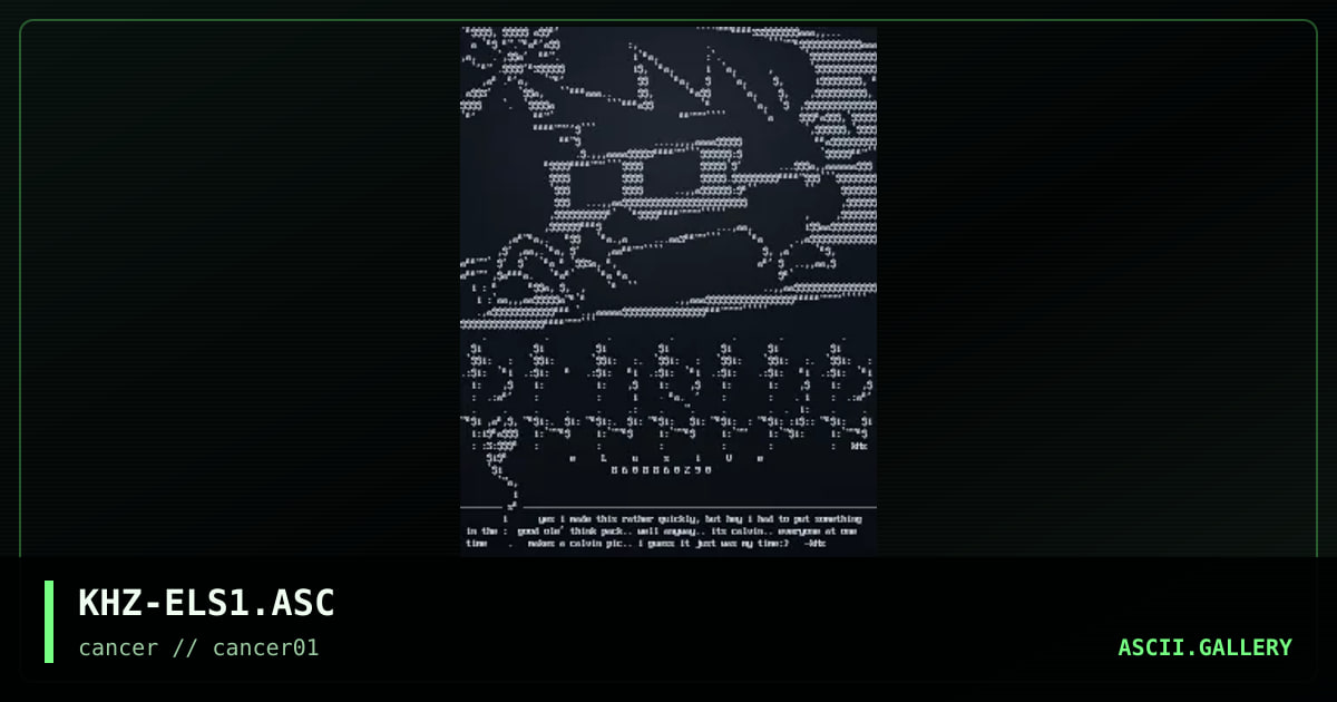 Elusive, by killa hertz, 1996