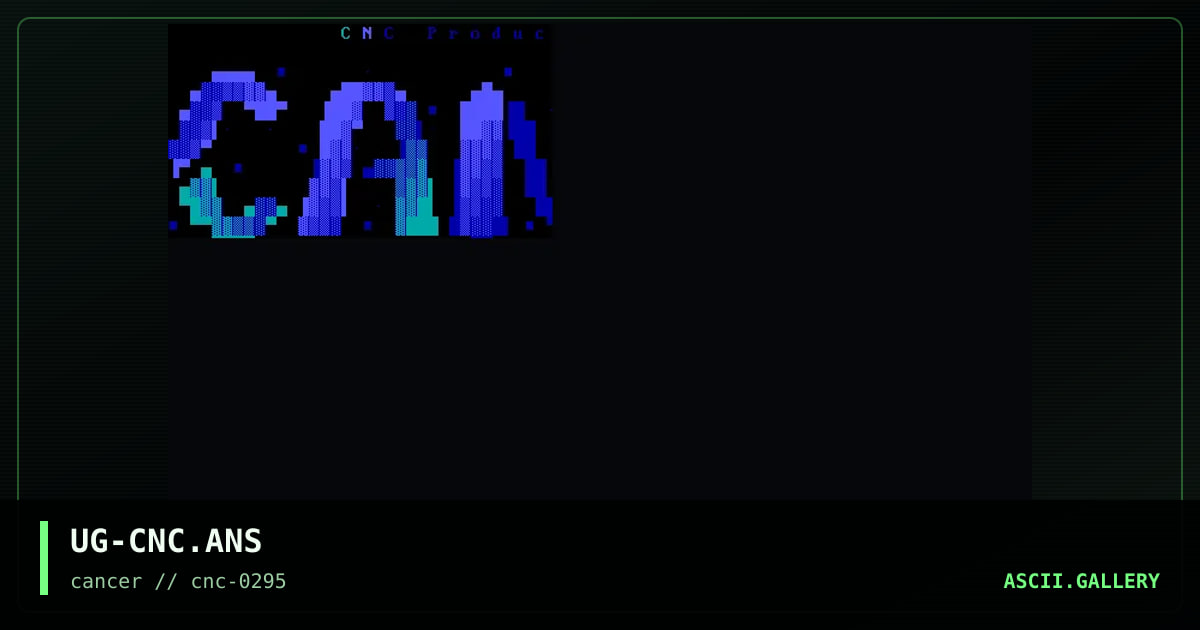CaNCeR Logo 1, by uprising, 1995