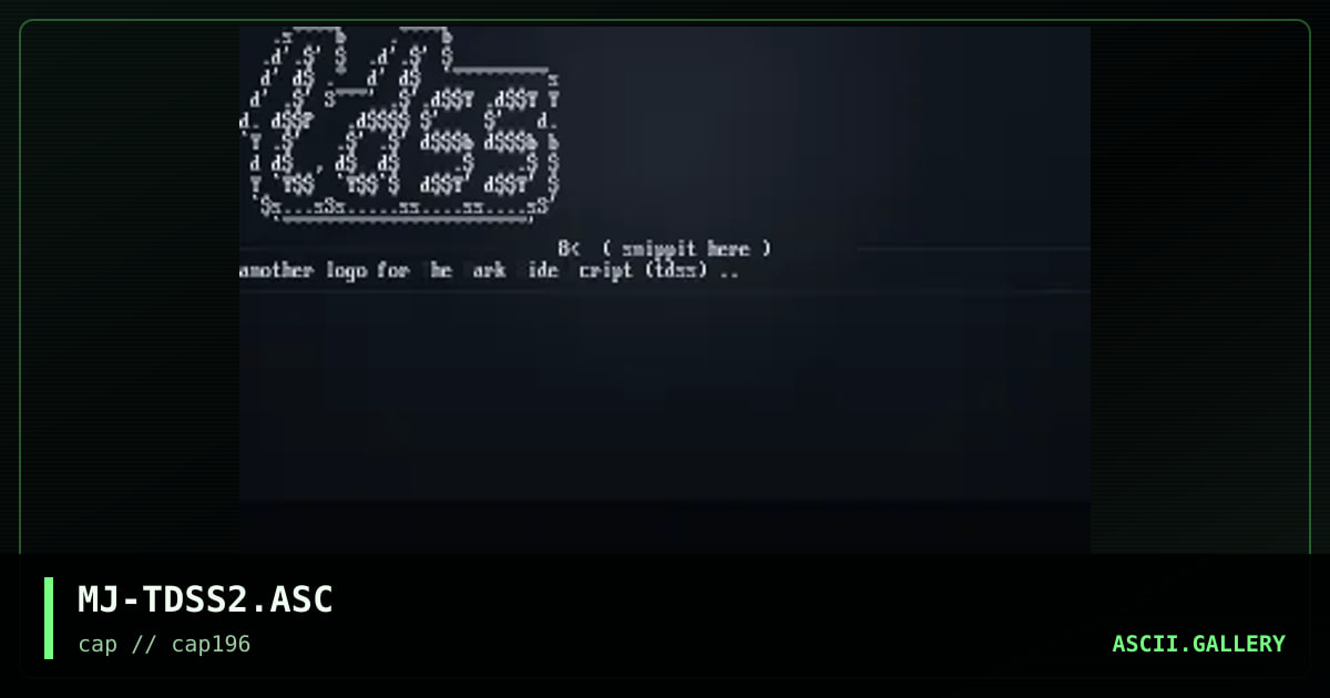 The Dark Side Script, by majick, 1996