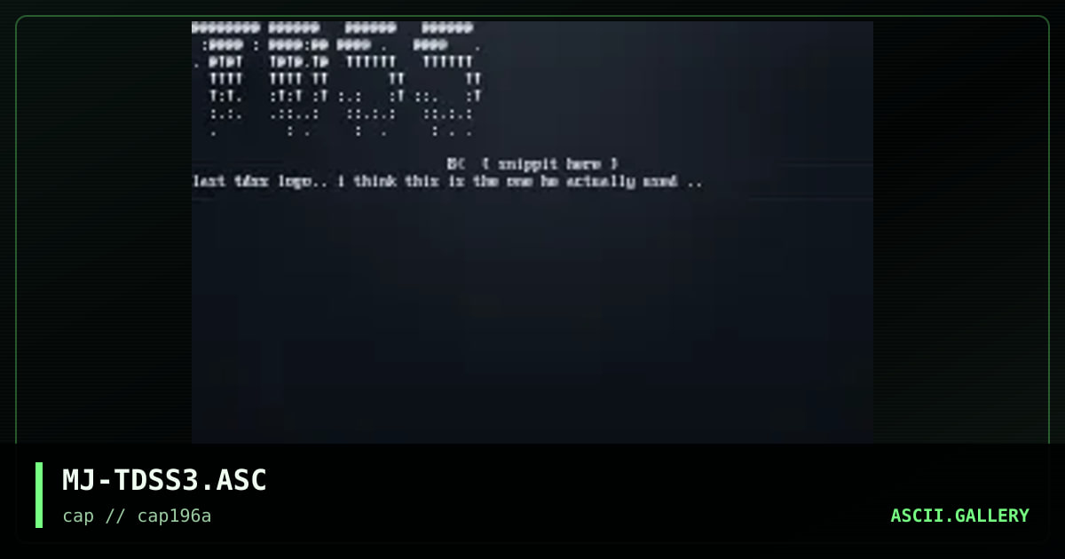 The Dark Side Script, by majick, 1996