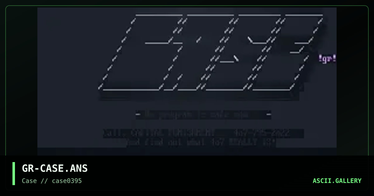 GR-CASE.ANS, by grim 407, 1995