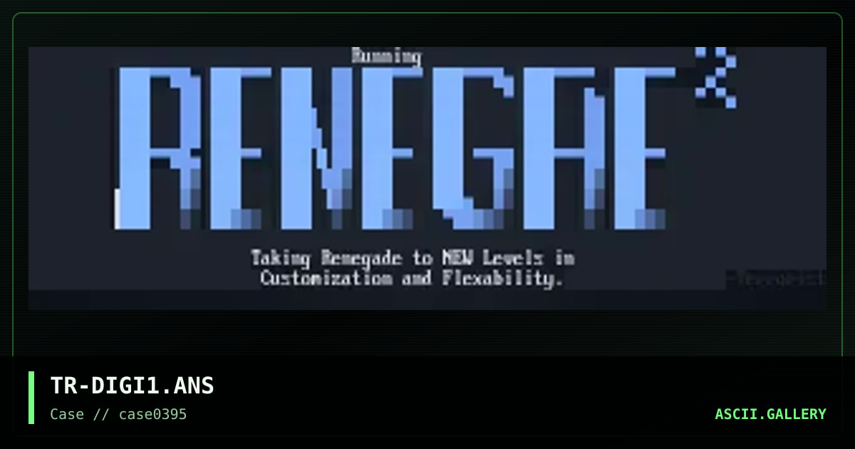 TR-DIGI1.ANS, by terrorist, 1995