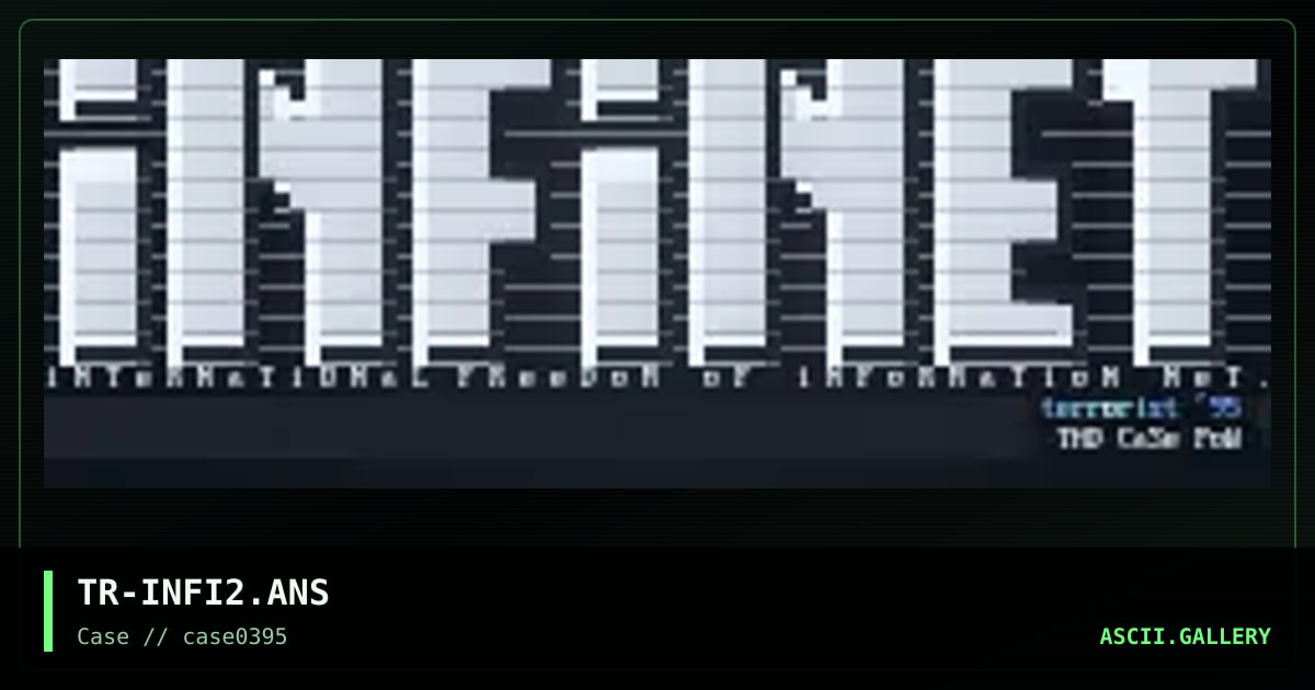 TR-INFI2.ANS, by terrorist, 1995