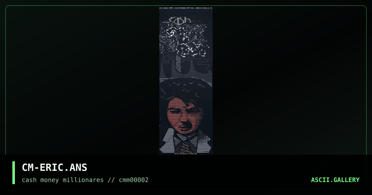CM-ERIC.ANS, by cmang, 1999