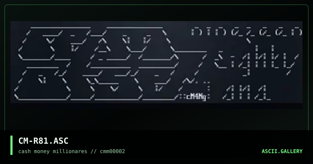 CM-R81.ASC, by cmang, 1999