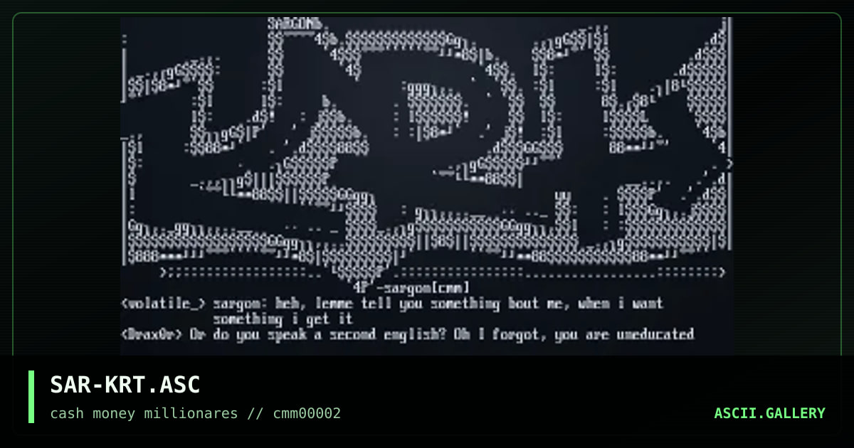 SAR-KRT.ASC, by sargon, 1999