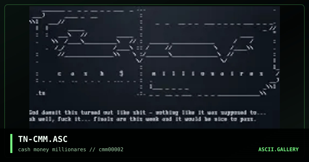 TN-CMM.ASC, by tzeentch, 1999