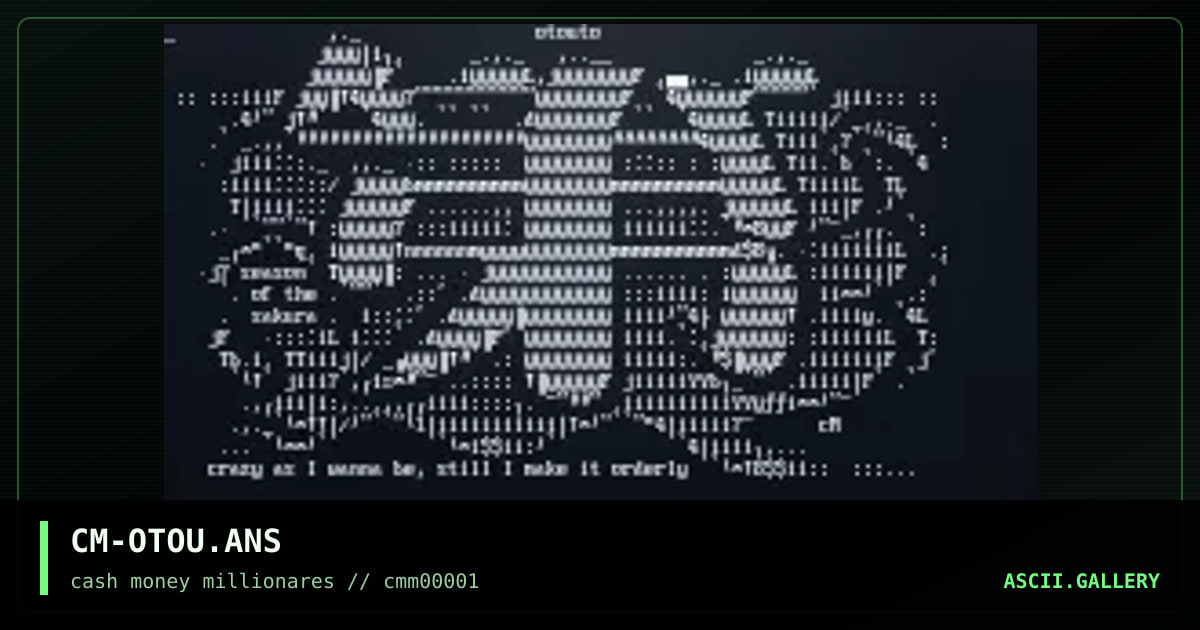 CM-OTOU.ANS, by cmang, 1999