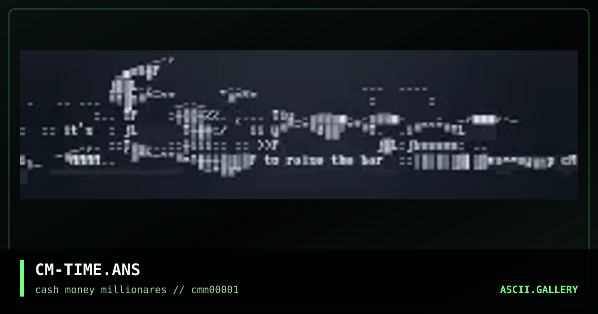 CM-TIME.ANS, by cmang, 1999