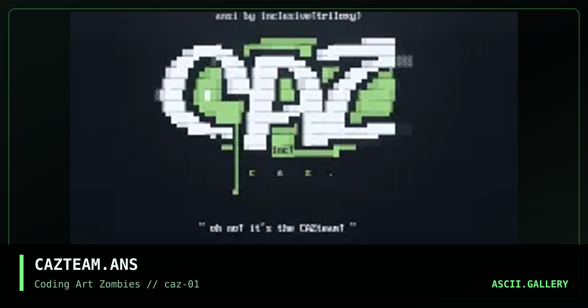 caz-team ph3ar!, by inclusive, 1997