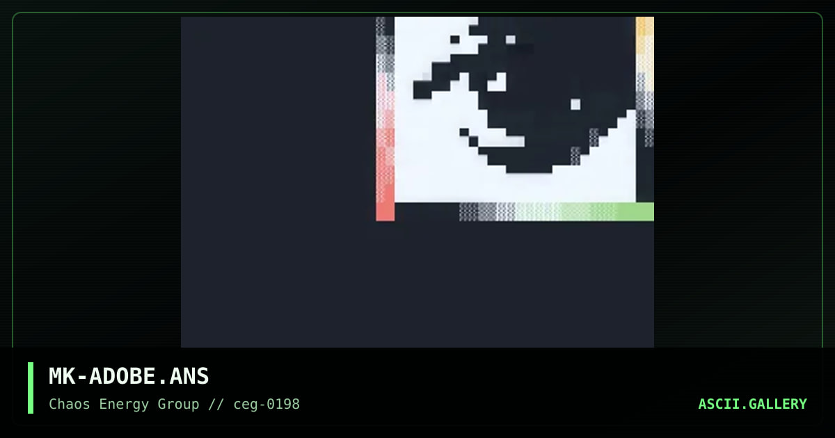 MK-ADOBE.ANS, by mortuary keeper, 1998