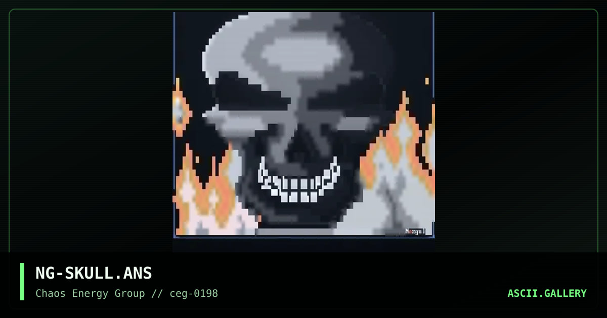 NG-SKULL.ANS, by nazgul, 1998