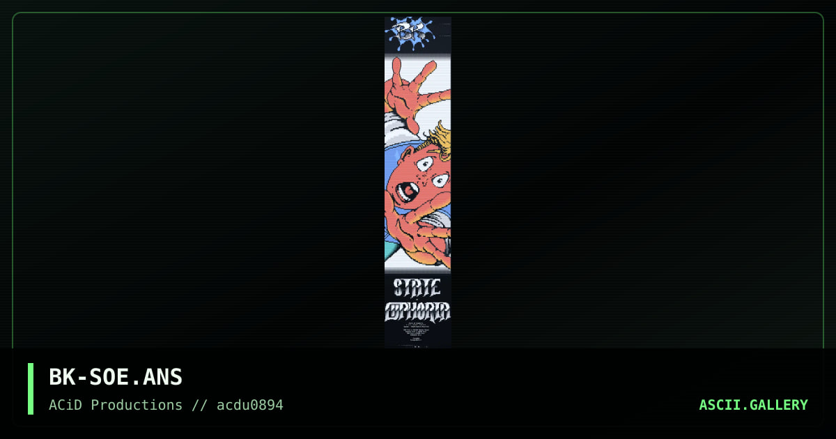 State of Euphoria, by bad karma, 1994