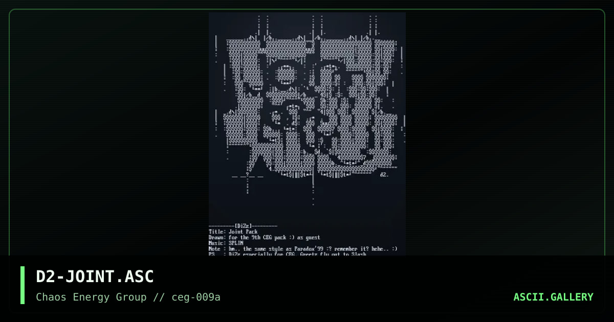 D2-JOINT.ASC, by dizz, 1999
