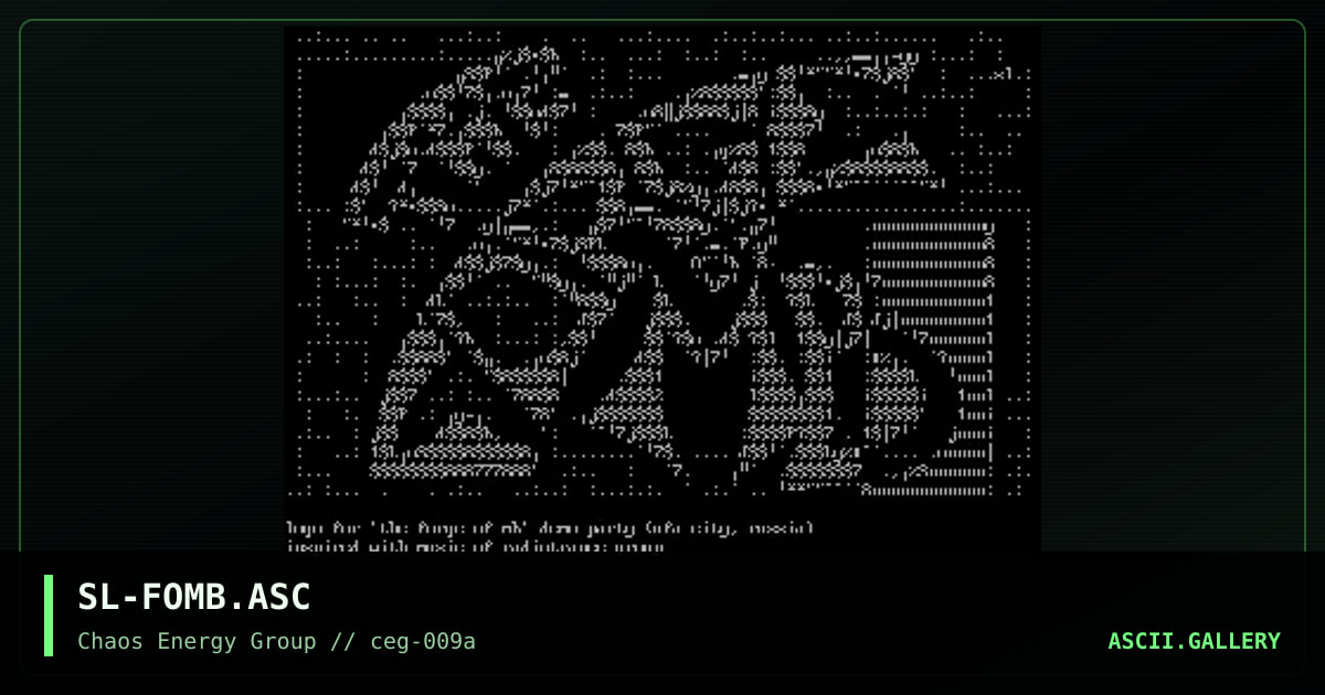 SL-FOMB.ASC, by slash, 1999