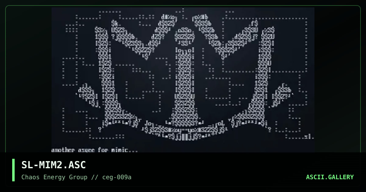 SL-MIM2.ASC, by slash, 1999