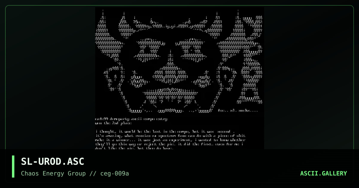 SL-UROD.ASC, by slash, 1999