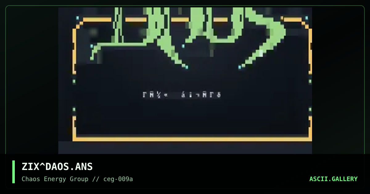 ZIX^DAOS.ANS, by zeroix, 1999