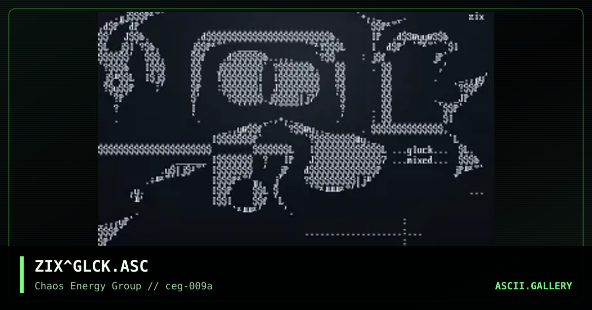 ZIX^GLCK.ASC, by zeroix, 1999