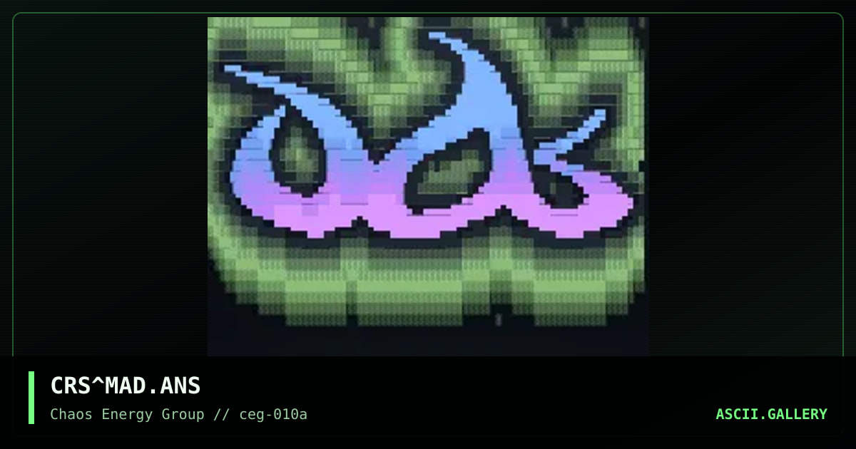 mad, by crasher, 2000