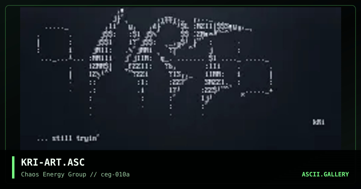 only 3 chars, by kri, 2000