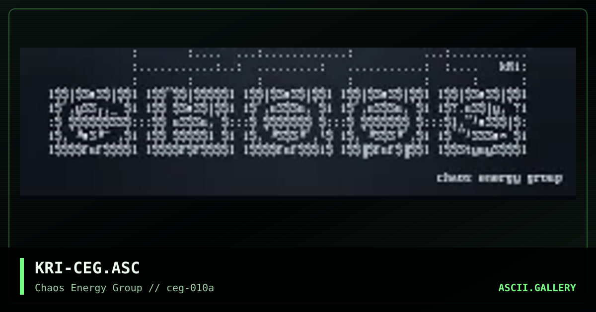 ceg logo, by kri, 2000