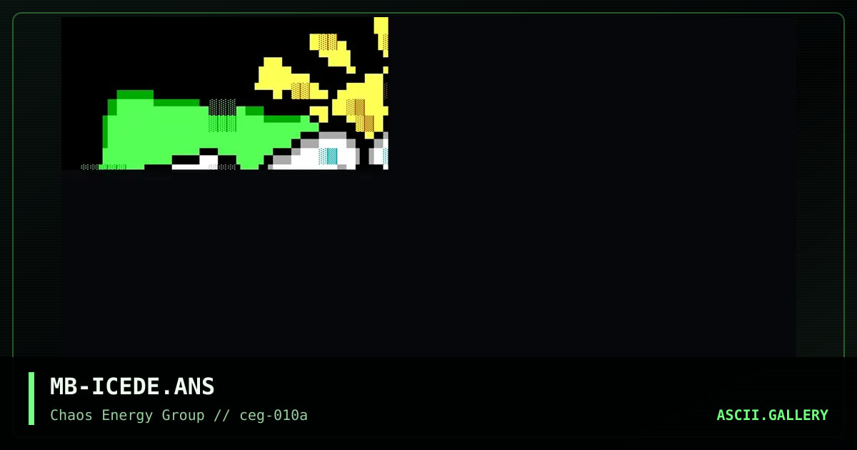 'iced earth bbs logo', by mr byte, 2000