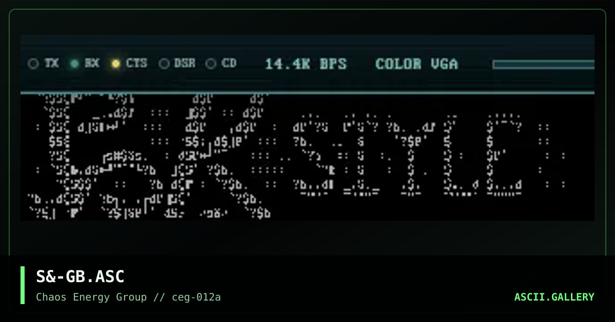 S&-GB.ASC, by sandman-ceg, 2001