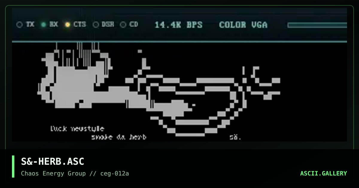 S&-HERB.ASC, by sandman-ceg, 2001