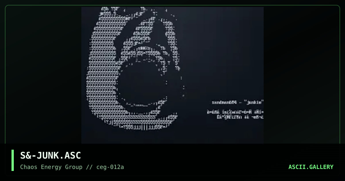 S&-JUNK.ASC, by sandman-ceg, 2001