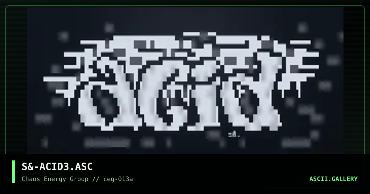 S&-ACID3.ASC, by untagged, 2001