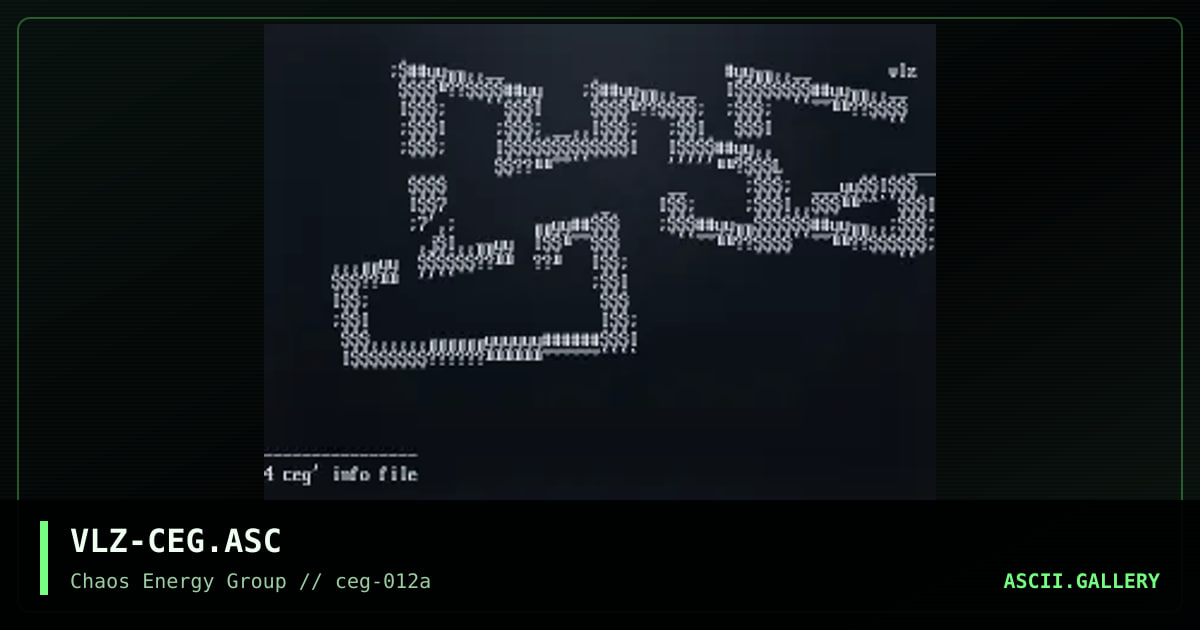 VLZ-CEG.ASC, by vlz, 2001