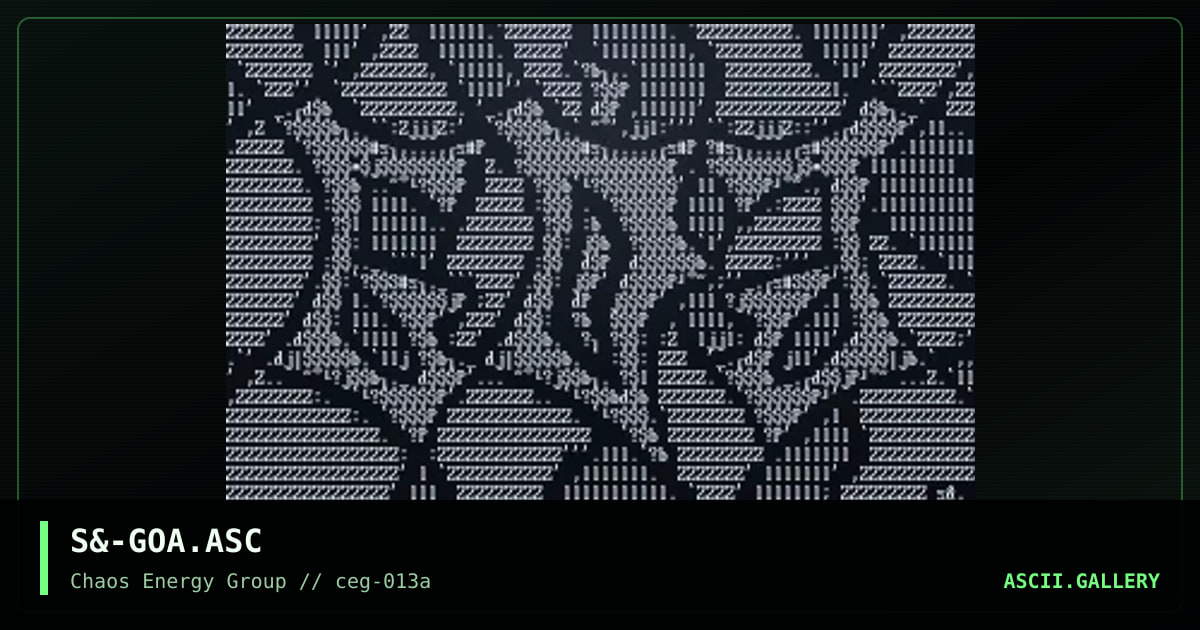 S&-GOA.ASC, by untagged, 2001