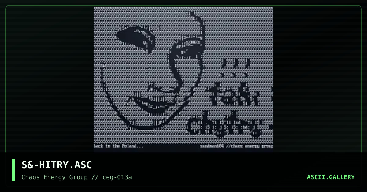 S&-HITRY.ASC, by untagged, 2001