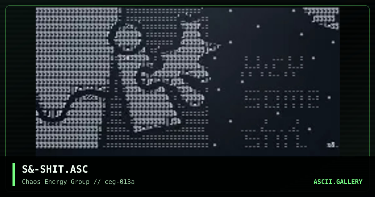 S&-SHIT.ASC, by untagged, 2001