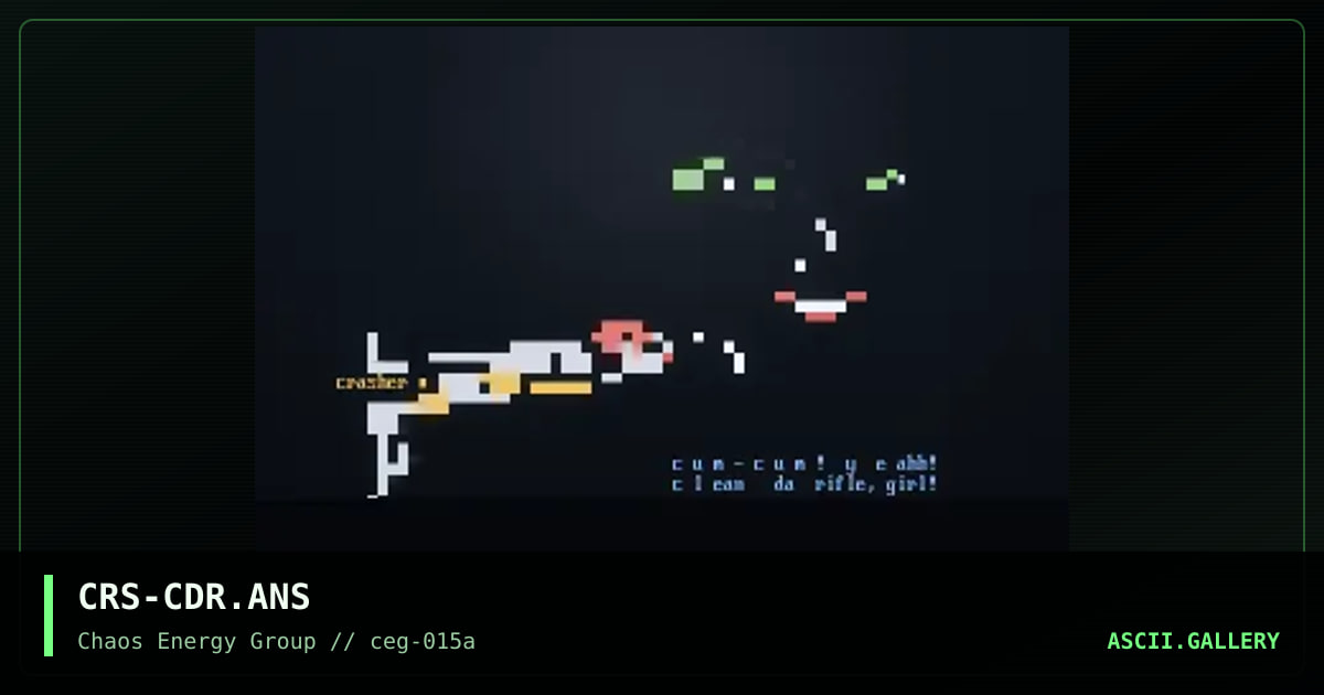clean da rifle!, by crasher, 2001
