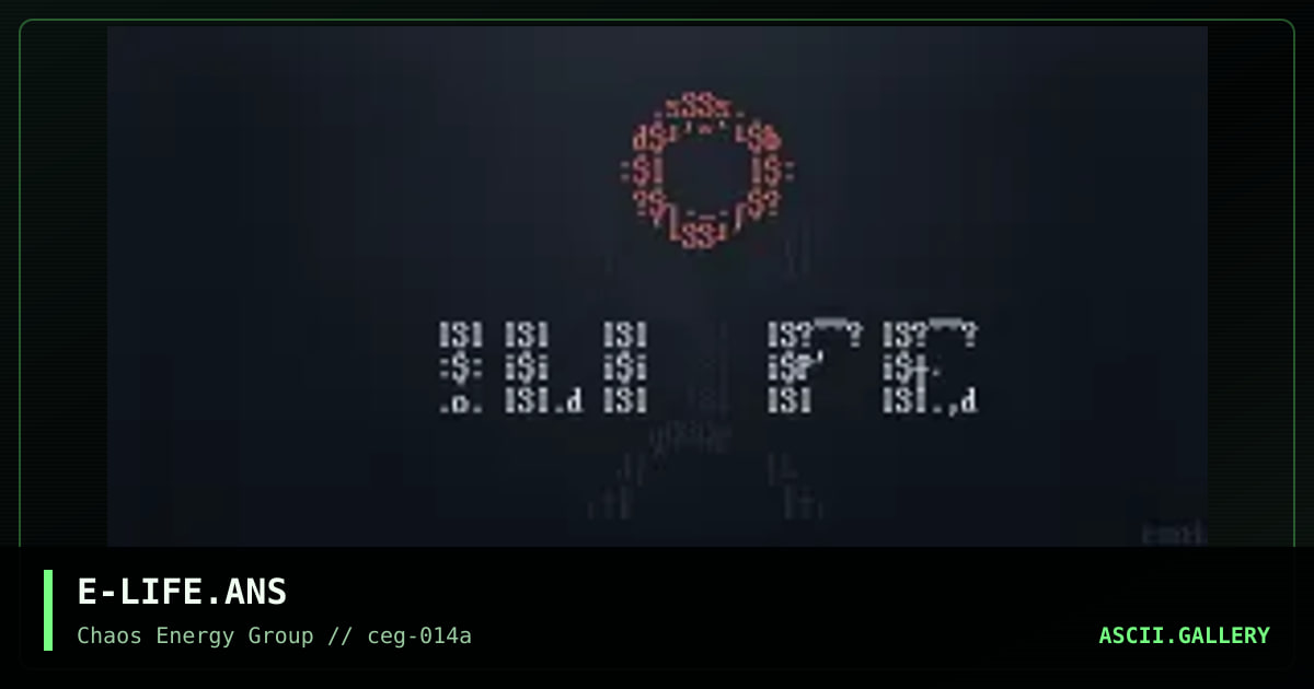 E-LIFE.ANS, by untagged, 2001
