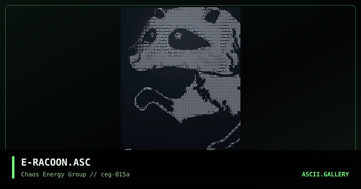 E-RACOON.ASC, by untagged, 2001