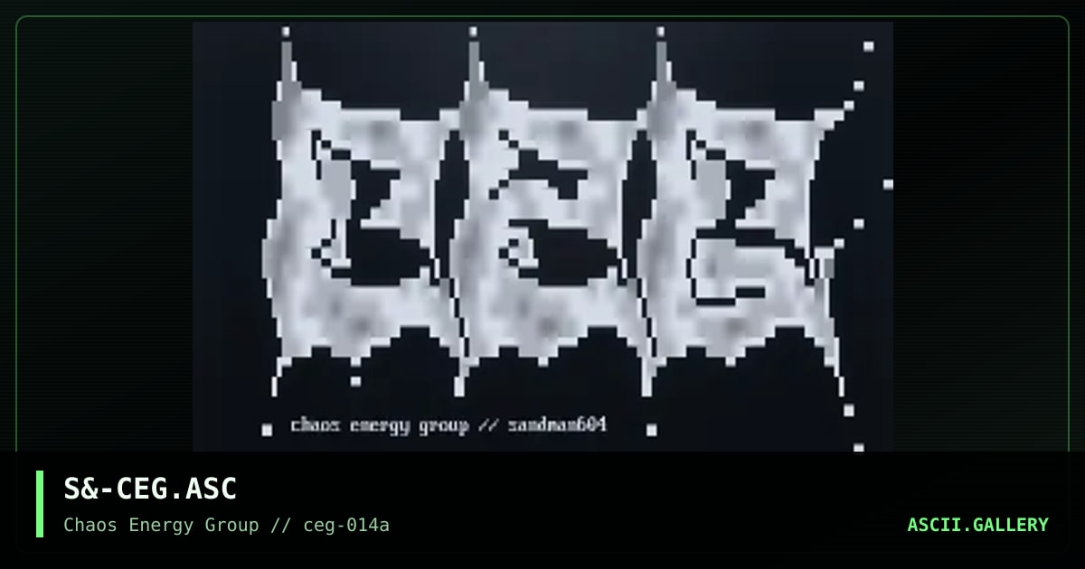 S&-CEG.ASC, by untagged, 2001