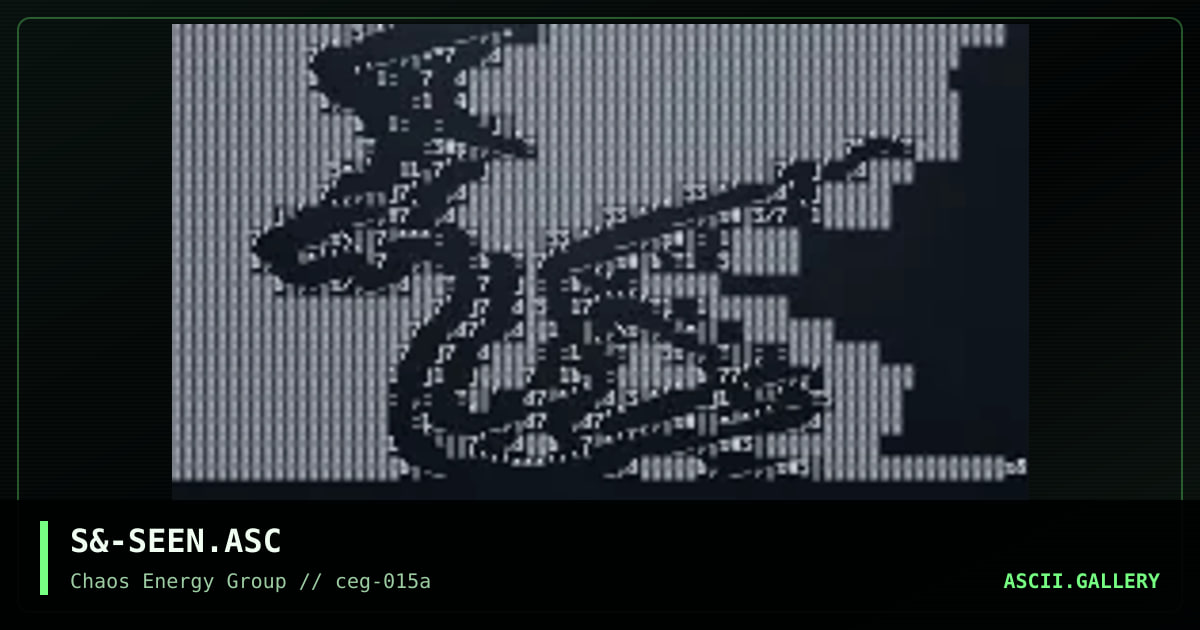 S&-SEEN.ASC, by untagged, 2001