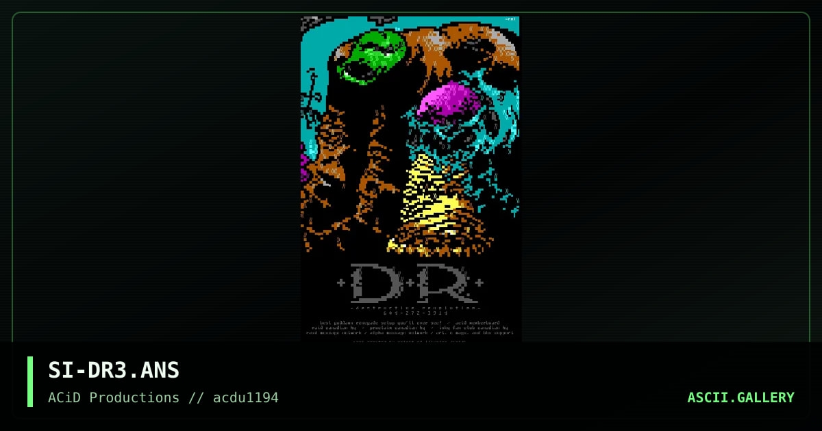 Destructive Revolution, by spirit of illusion, 1994