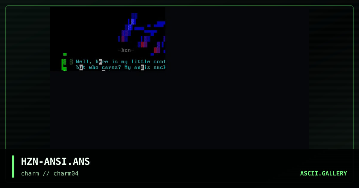 Horizon's cluster, by horizon, 1997