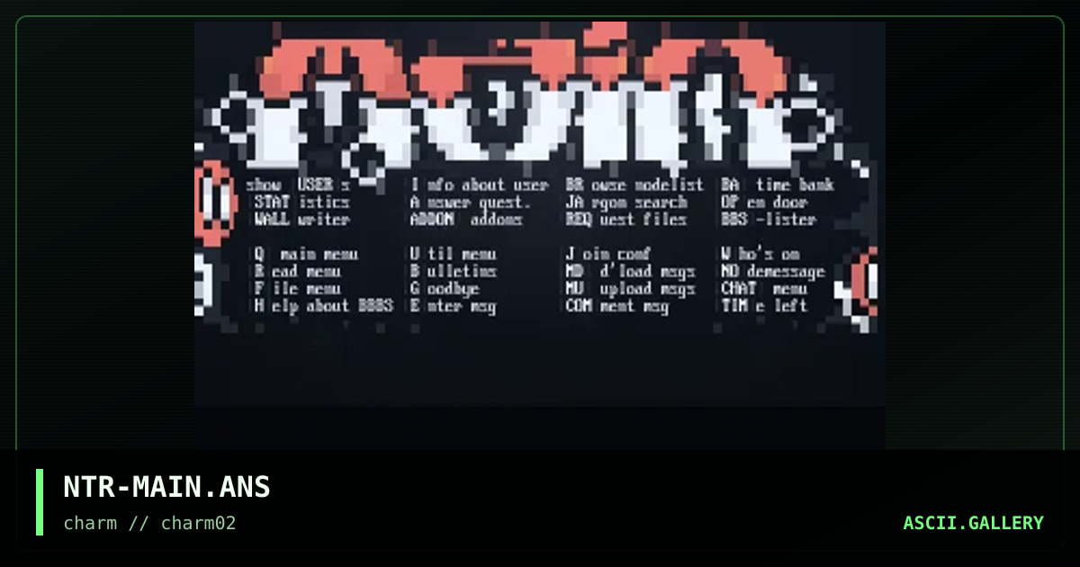 MainMenu, by neurotrance, 1996
