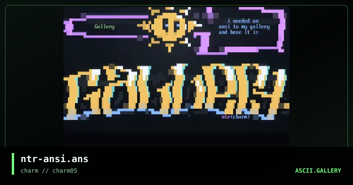 ansi cluster, by neurotrance, 1998