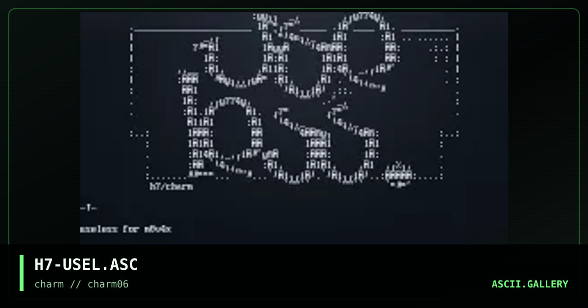 useless, by h7, 1998